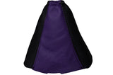 BLACK & PURPLE LEATHER GEAR GAITER FITS FORD FOCUS II 04-08 CUSTOM NEW