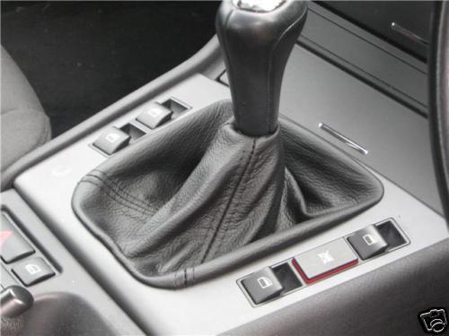 FITS BMW E46 TOP LEATHER GEAR GAITER SHIFT BOOT 98-05 II CUSTOM NEW MADE IN UK