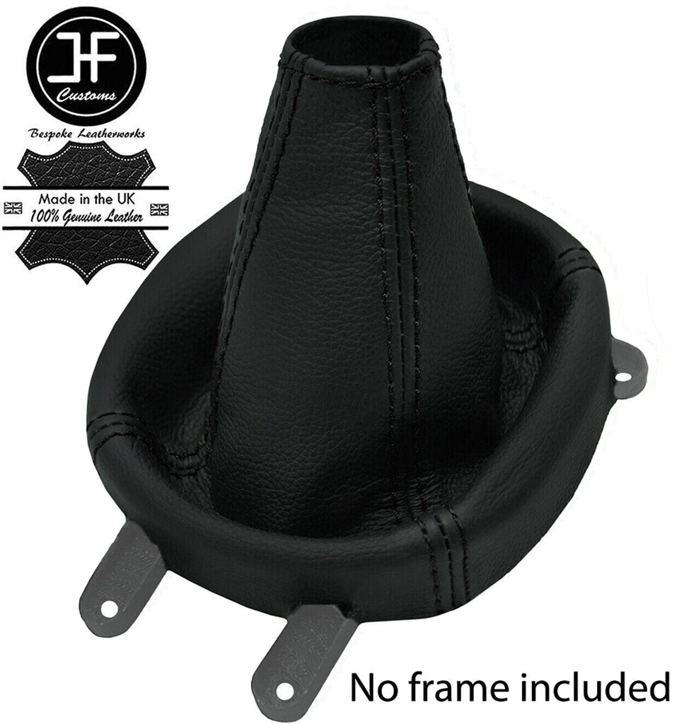 BLACK STITCH REAL LEATHER 6 SPEED GEAR GAITER FOR MITSUBISHI LANCER EVO 7 8 9