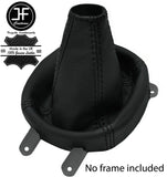 BLACK STITCH REAL LEATHER 6 SPEED GEAR GAITER FOR MITSUBISHI LANCER EVO 7 8 9