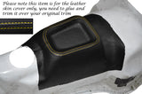 YELLOW STITCH CENTER CONSOLE LEATHER SKIN COVER FITS TRIUMPH VITESSE 61-75