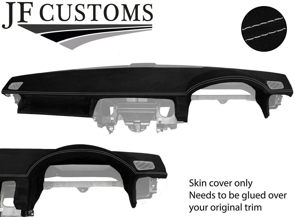 GREY STITCH TOP DASHBOARD LUXE SUEDE COVER FOR LAND ROVER DISCOVERY 3 04-09