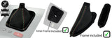BLACK STITCH ITALIAN CROSS LEATHR GAITER SET+PLASTIC FRAME FOR ALFA ROMEO BRERA