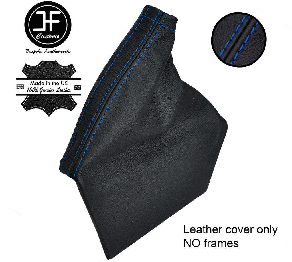 BLUE STITCH TOP GRAIN LEATHER HANDBRAKE GAITER FOR SUBARU IMPREZA WRX STI 07-14