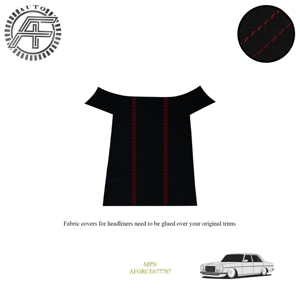 LUXE SUEDE HEADLINER COVER FOR MERCEDES W114 W115 4 DOOR SEDAN 1968-1976