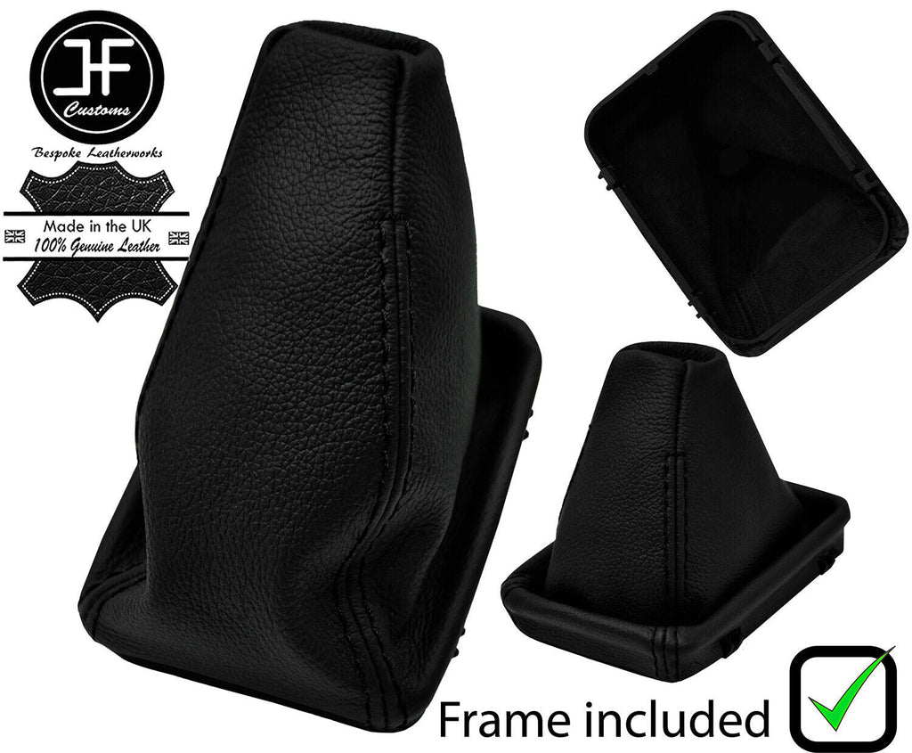 BLACK STITCH LEATHER MANUAL GEAR+PLASTIC FRAME FOR MERCEDES C CLASS W202 93-00