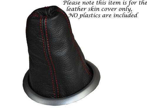 RED STITCHING LEATHER GEAR GAITER COVER  FITS SUZUKI SX4 2006-2013 CUSTOM NEW