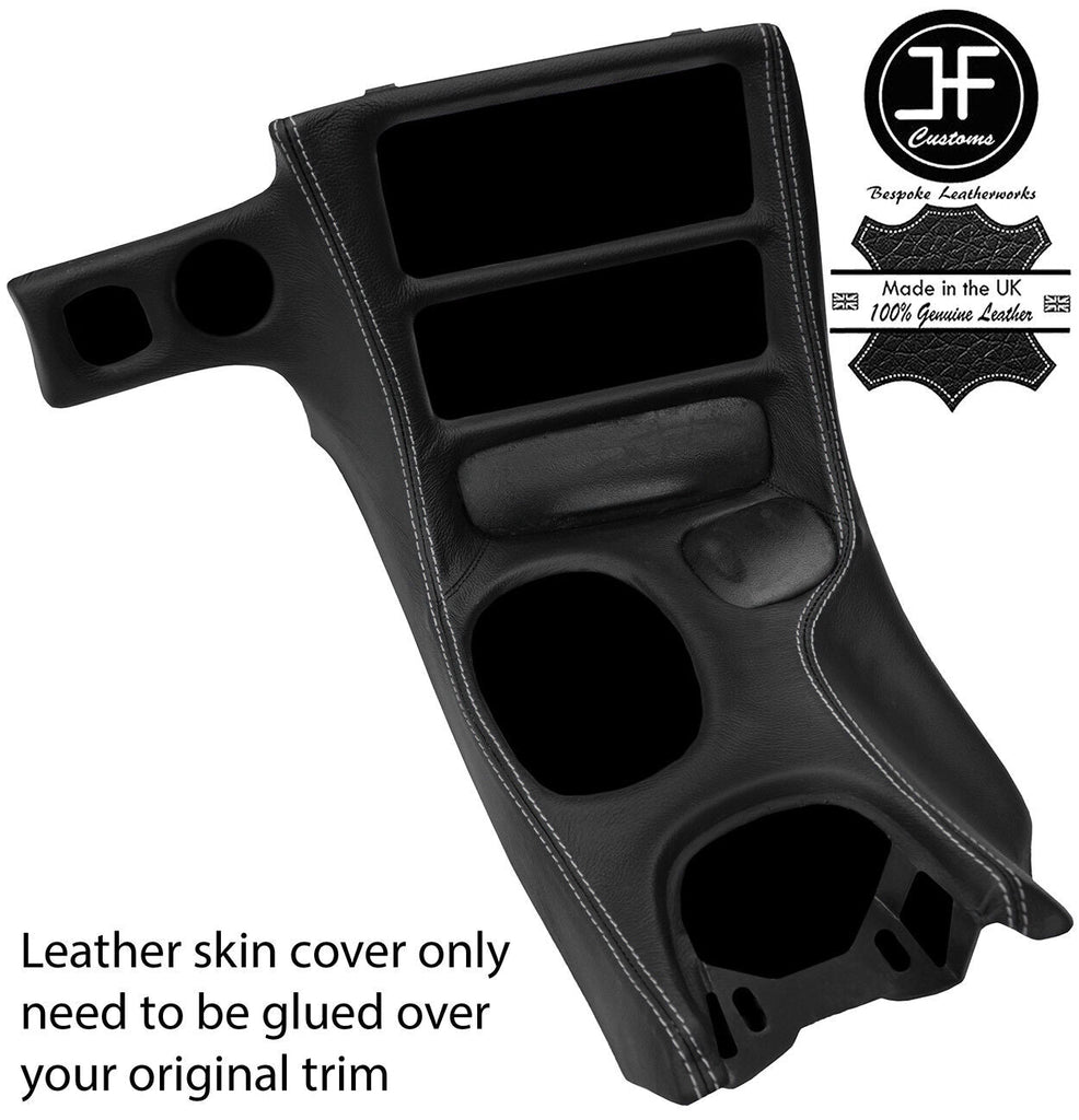 GREY STITCH CONSOLE SHIFT BEZEL SURROUND SKIN COVER FITS CORVETTE C5 97-04