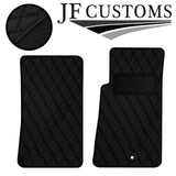 BLACK DIAMOND VINYL 2X TAILORED FLOOR CARPETS FOR MAZDA MX5 MK2 98-05 JF1