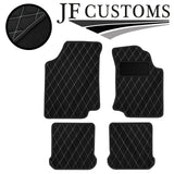 WHITE DIAMOND STITCH VINYL 4X TAILORED FLOOR CARPETS FOR GOLF MK3 92-97 JF1