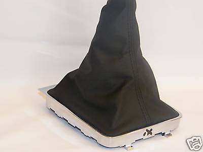 FITS VW PASSAT 06-09 BLACK GAITER REAL LEATHER NEW QUALITY CUSTOM NEW MADE IN UK