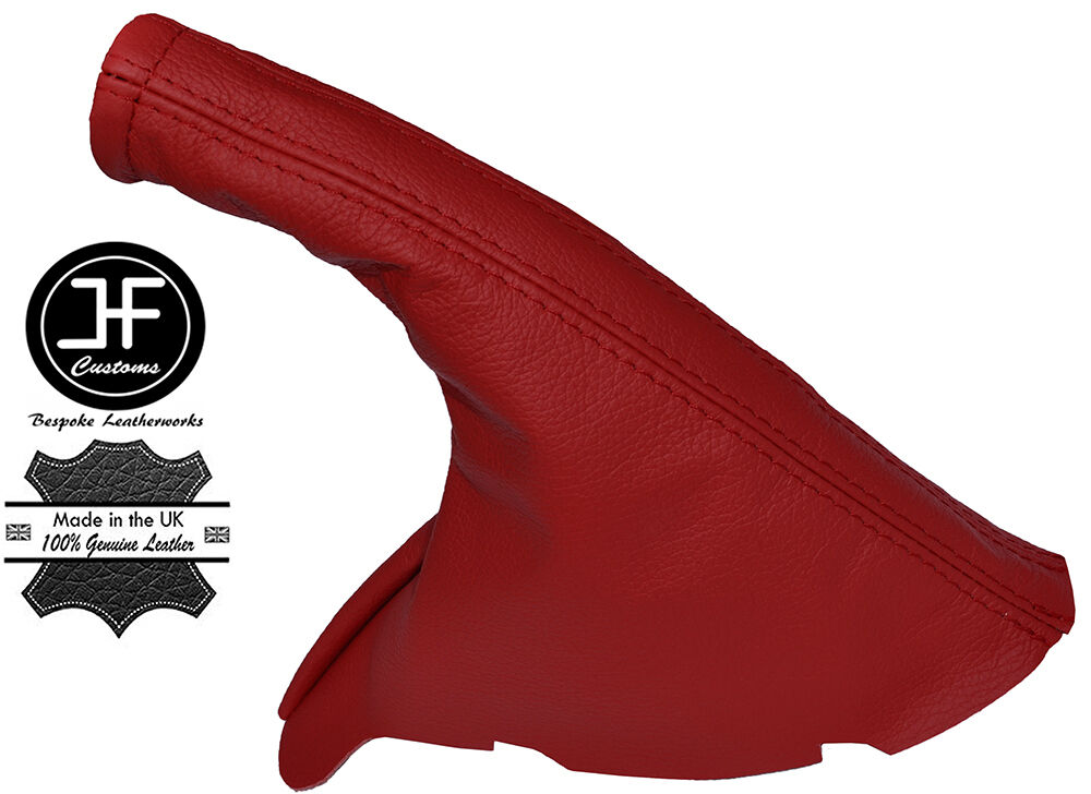 D RED LEATHER FOR VAUXHALL OPEL ASTRA MK3 MKIII F 1991-1981 HANDBRAKE GAITER