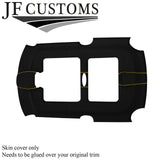 YELLOW STITCH LUXE-SUEDE SUN ROOF HEADLINER COVER FOR BMW MINI R50 R52 R53 01-06