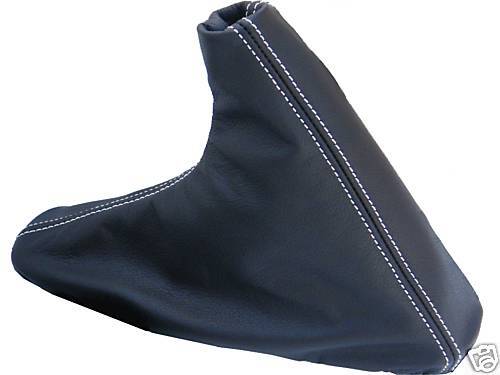 FITS BMW E30 E34 E36 E46 E39 Z3 WHITE STITCHING HANDBRAKE CUSTOM NEW MADE IN UK