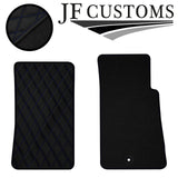 D BLUE DIAMOND VINYL 2X TAILORED FLOOR CARPETS FOR MAZDA MX5 MK2 98-05 JF1