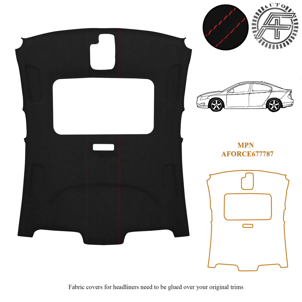 LUXE SUEDE HEADLINER SUNROOF COVER FITS VOLVO S60 10-18 SALOON CUSTOM NEW