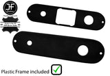 BLACK LEATHER CIGGARETTE LIGHTER PLASTIC TRIM FOR LAND ROVER DEFENDER 90 83-06