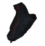 RED STITCHING FITS ALFA ROMEO GIULIETTA 2010-2013 SUEDE HANDBRAKE GAITER ONLY