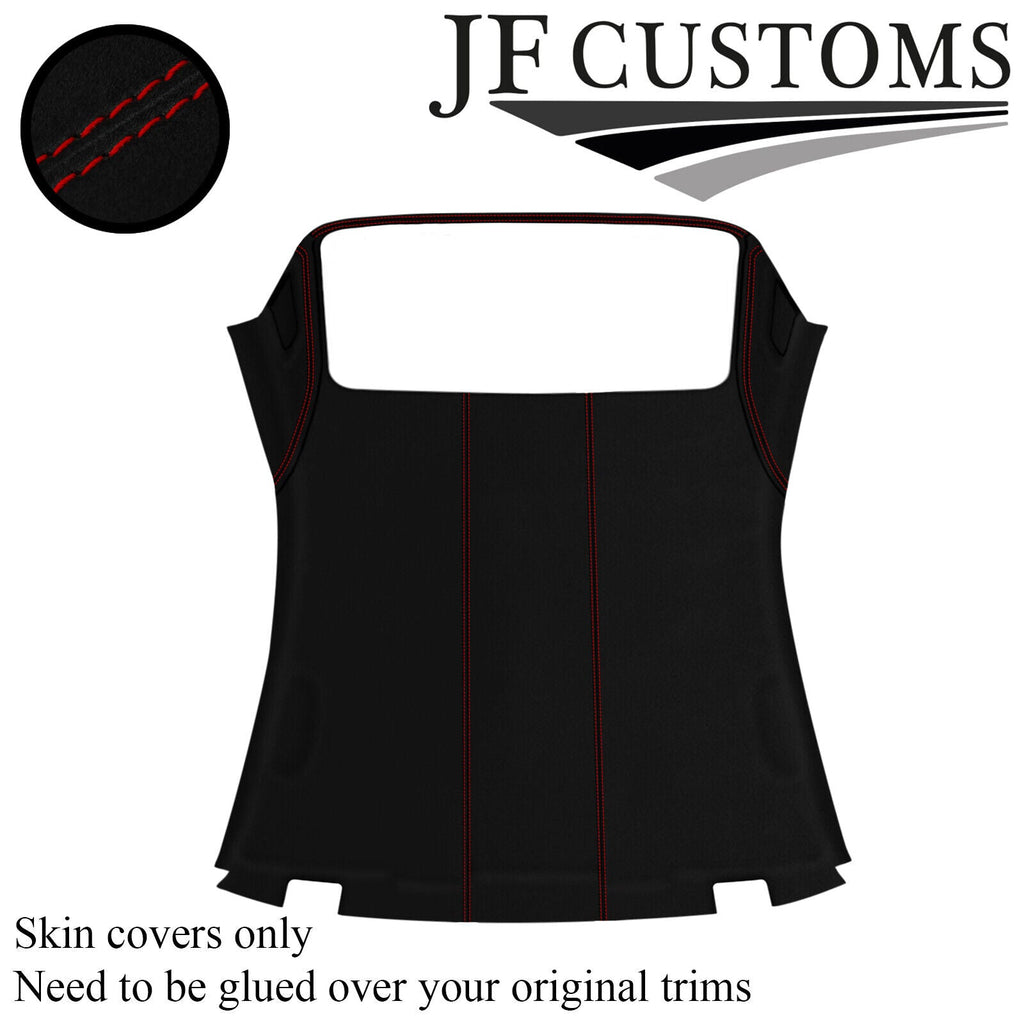 D RED STITCH SUEDE HARDTOP ROOF HEADLINER KIT COVER FOR BMW E46 CONVERTIBLE