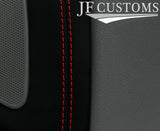 RED STITCH NAPPA 2X REAR DOOR TRIMS+ARMRESTS FITS AUDI A5 8F S5 CABRIO 09-16