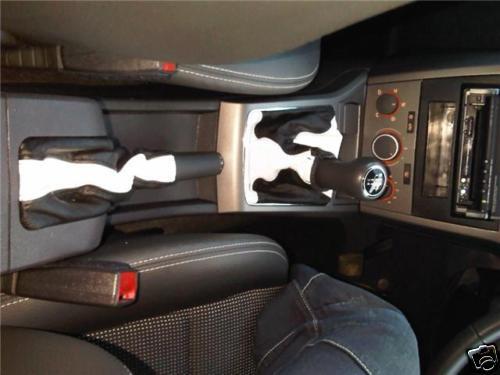 FITS ASTRA H MK5 GEAR+HANDBRAKE GAITOR QUALITY BLACK&WHITE CUSTOM NEW