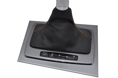 FITS MERCEDES SLK AUTO AUTOMATIC 2004 + GEAR GAITER orange stitch CUSTOM NEW