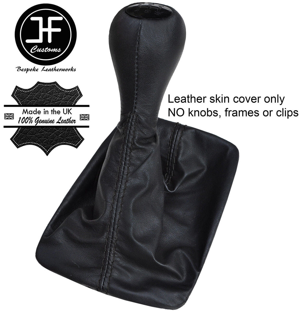 BLACK STITCHING GENUINE LEATHER MANUAL GEAR GAITER FITS PORSCHE 928 S2 S4 77-95