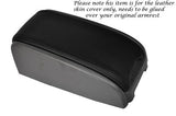 BLACK STITCHING LEATHER ARMREST SKIN COVER FITS FORD RANGER 2006-2012 CUSTOM NEW