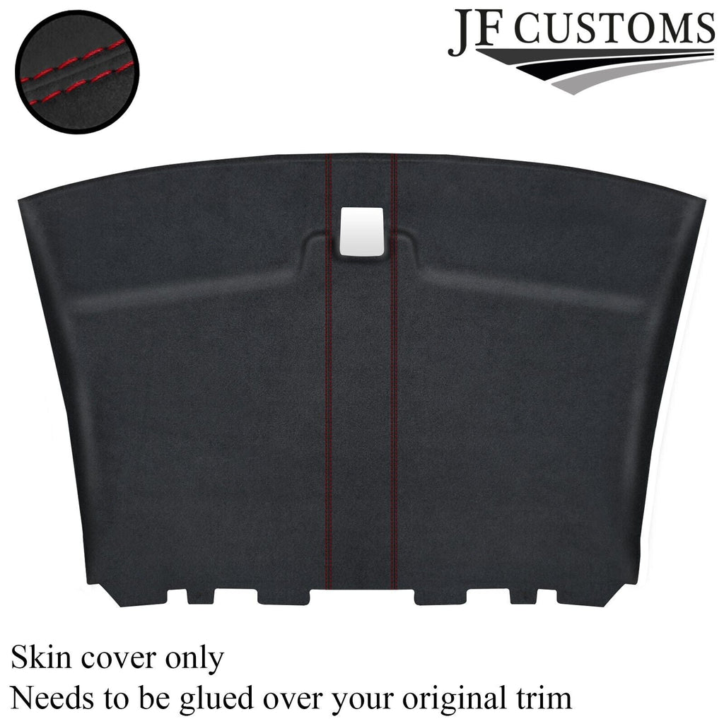 DARK RED STITCH DARK GREY LUXE SUEDE HEADLINER COVER FITS HONDA CRX 88-91