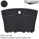 DARK RED STITCH DARK GREY LUXE SUEDE HEADLINER COVER FITS HONDA CRX 88-91