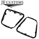 RED STITCH ITALIAN LEATHER GEAR GAITER + FRAME FITS CHRYSLER YPSILON 2011-2014