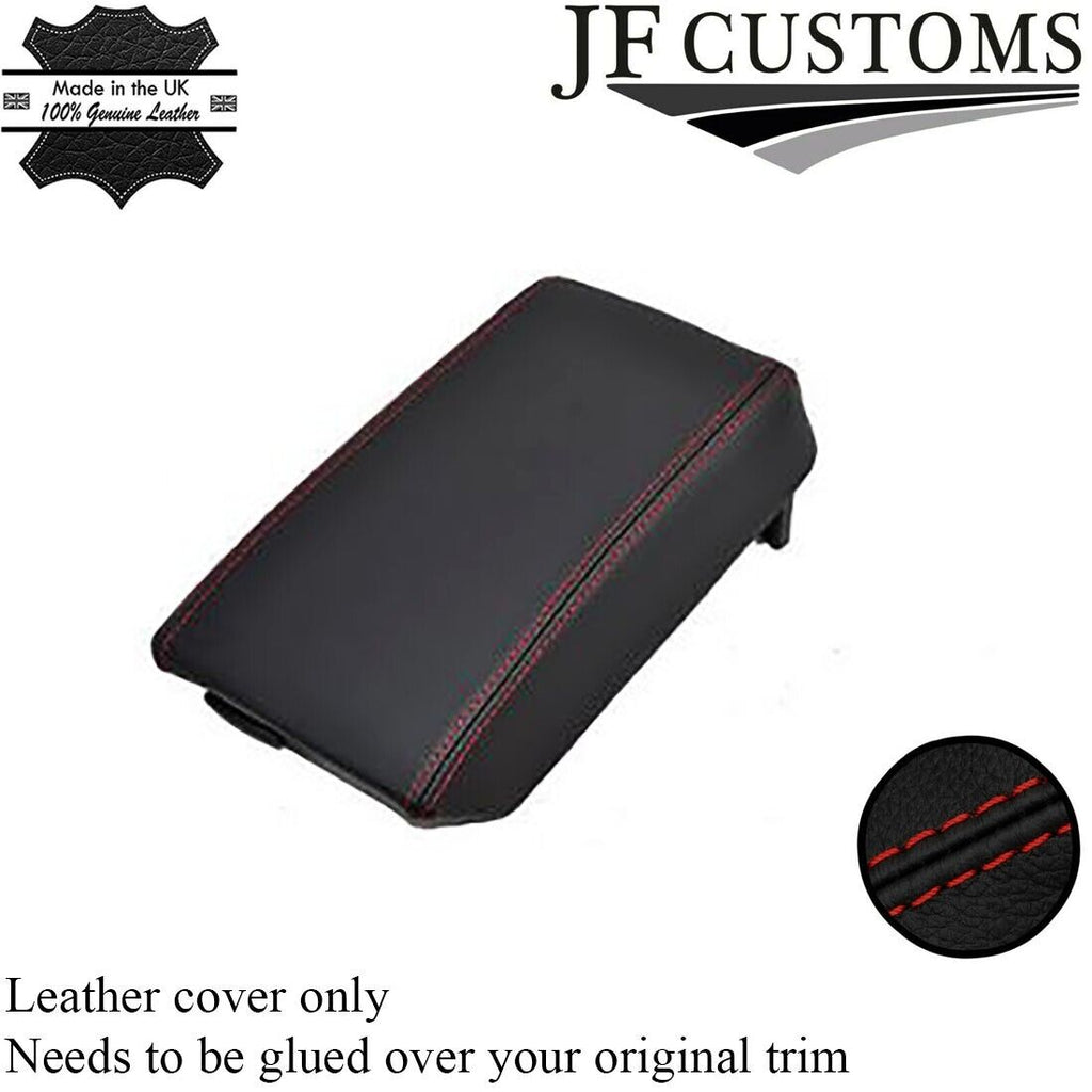 FITS HYUNDAI COUPE 03-05  ARMREST COVER  LEATHER RED ST CUSTOM NEW MADE IN UK