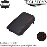 FITS HYUNDAI COUPE 03-05  ARMREST COVER  LEATHER RED ST CUSTOM NEW MADE IN UK