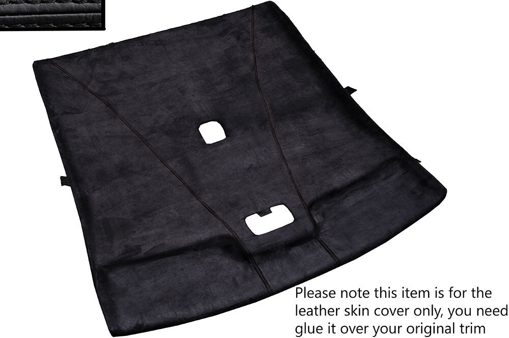 BLACK STITCH ROOF HEADLINING LUXE SUEDE SKIN COVER FITS NISSAN SKYLINE R33 93-98
