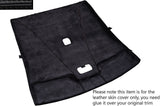 BLACK STITCH ROOF HEADLINING LUXE SUEDE SKIN COVER FITS NISSAN SKYLINE R33 93-98