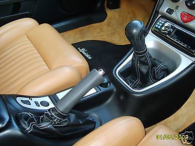 FITS ALFA ROMEO GTV/SPIDER SET OF GAITERS BLACK QUALITY NEW CUSTOM NEW