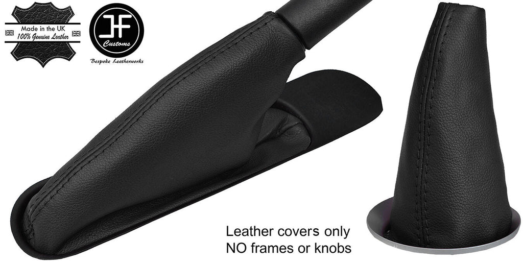 BLACK TOP GRAIN LEATHER GEAR & HANDBRAKE GAITER FOR BMW MINI COOPER R55 R56 R57