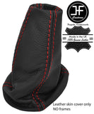 RED STITCH TOP GRAIN REAL LEATHER GEAR GAITER FOR LOTUS ELISE EXIGE S2 04-06
