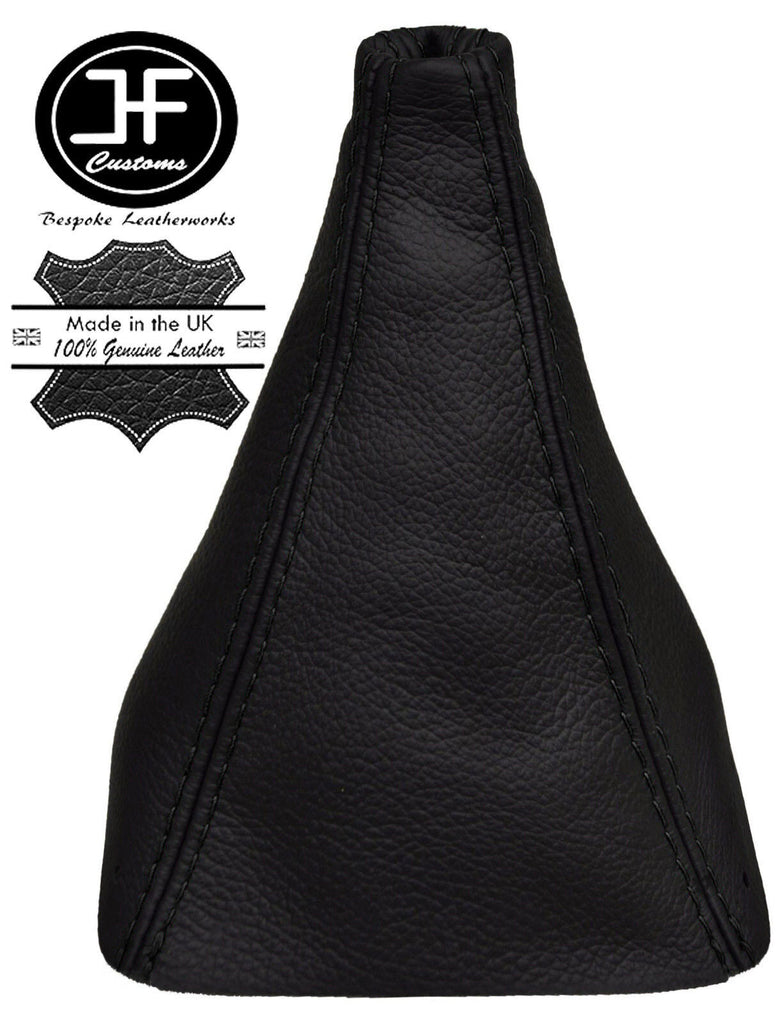 BLACK STITCHING FITS TOYOTA SUPRA MK3 1986-1993 GEAR GAITER GENUINE LEATHER