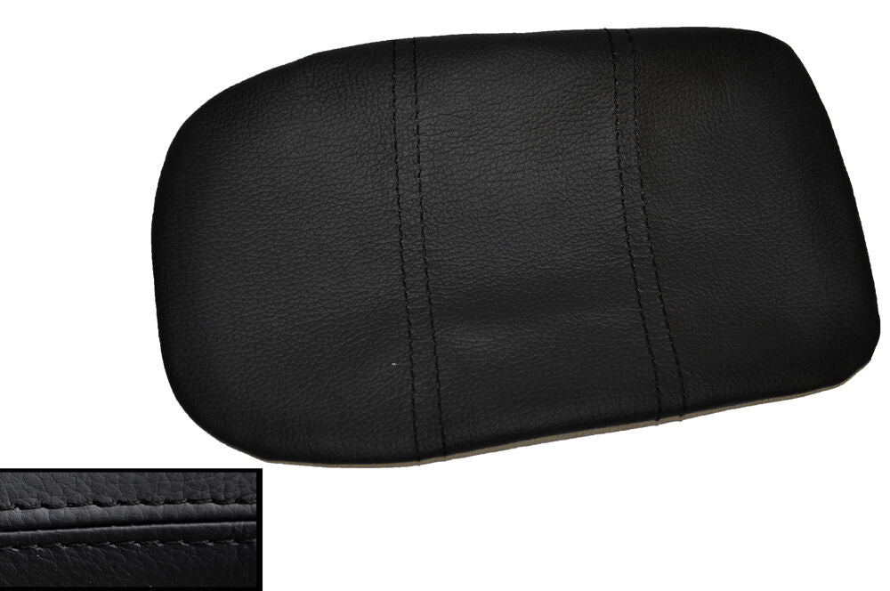 BLACK STITCHING LEATHER ARMREST SKIN COVER FITS VAUXHALL OPEL CARLTON CUSTOM NEW