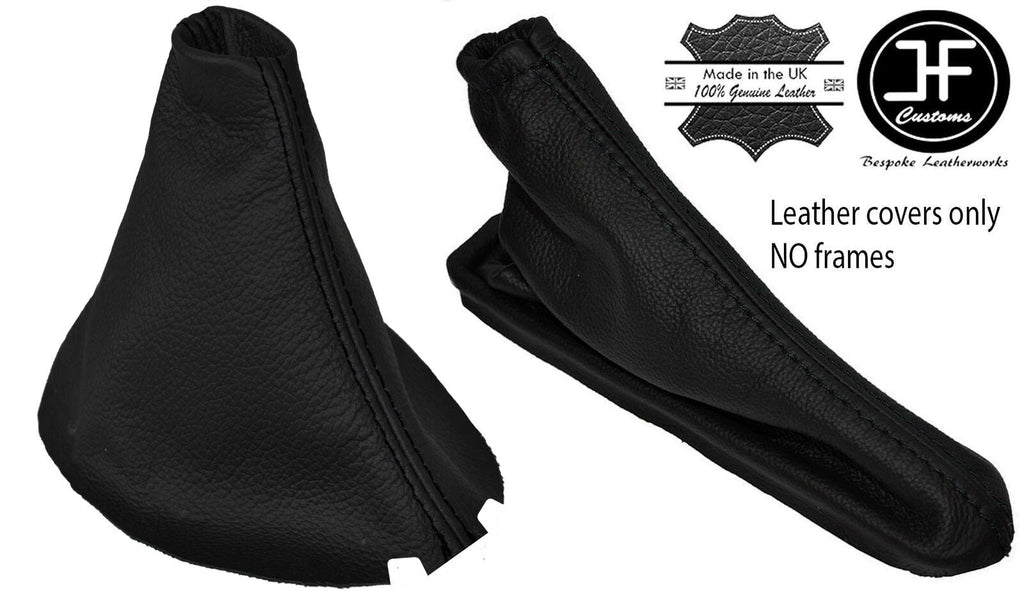 BLACK STITCH AUTOMATIC GEAR HANDBRAKE GAITER FITS OPEL VAUXHALL OMEGA B 94-99