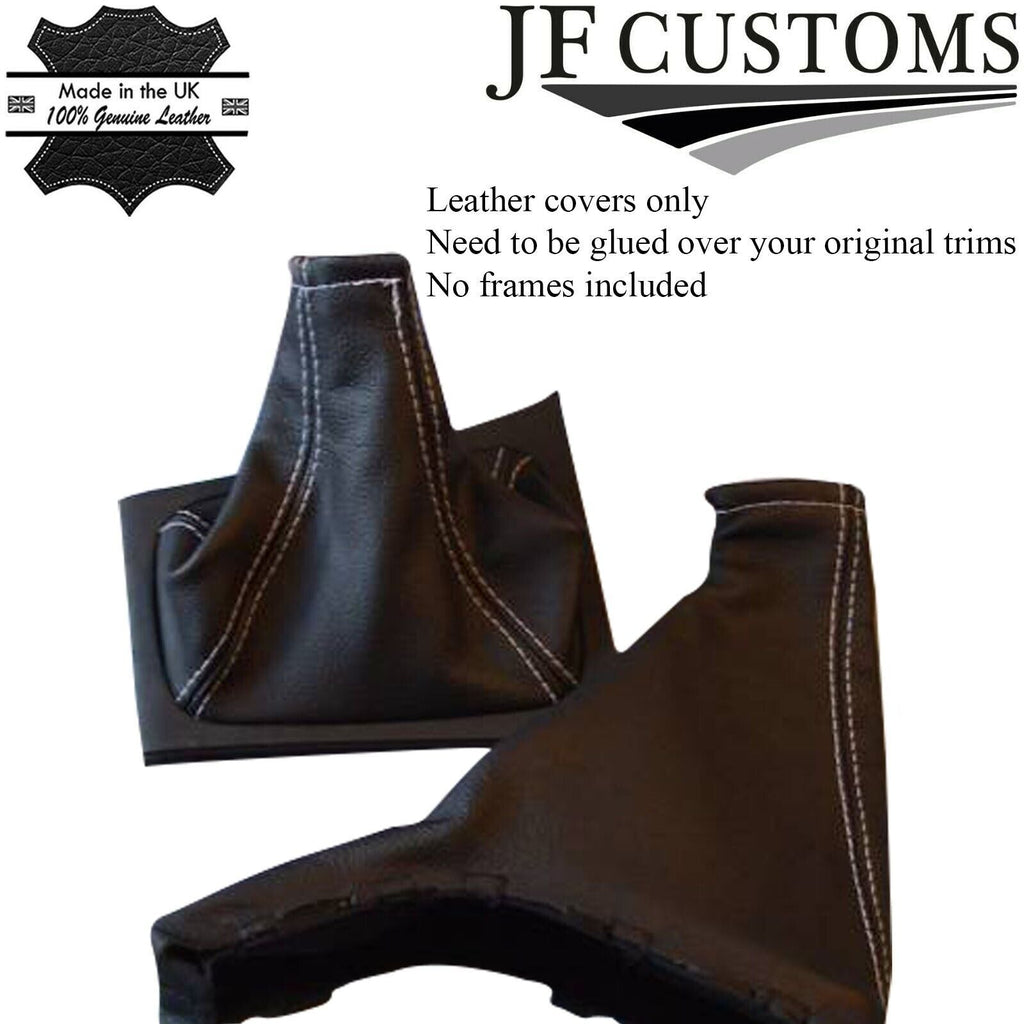 FITS VAUXHALL ASTRA MK5 H GAITERS SET WHITE STITCH 05-09 NEW CUSTOM NEW