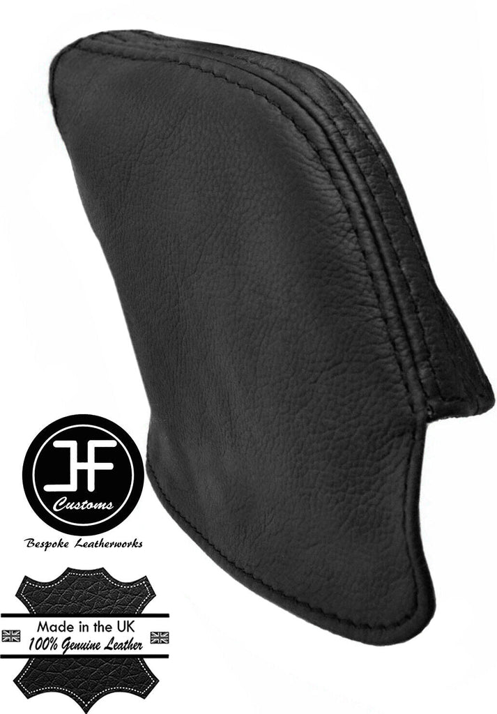 BLACK REAL TOP GRAIN LEATHER HANDBRAKE GAITER FOR TOYOTA SUPRA MK3 86-93