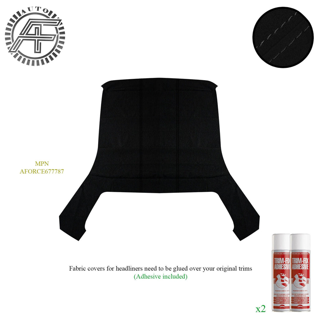 LUXE SUEDE HEADLINER COVER FITS FORD ESCORT MK1 1967-1975 CUSTOM NEW MADE IN UK