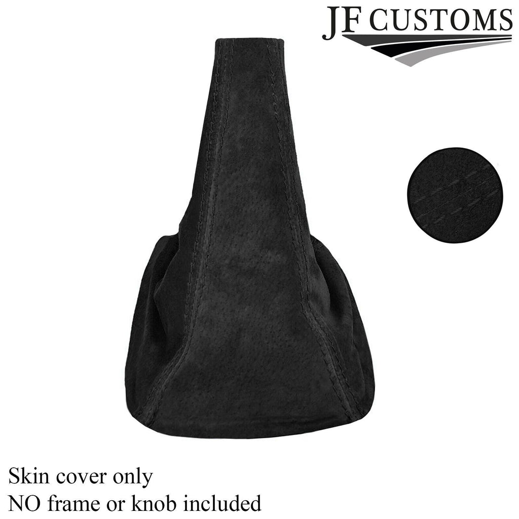 BLACK REAL SUEDE MANUAL 5 SPEED GEAR GAITER FITS SUBARU IMPREZA WRX STI 01-04