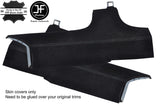 BLACK STITCH 2X REAR C PILLAR SUEDE COVERS FITS AUDI TT MK1 1998-2006 COUPE