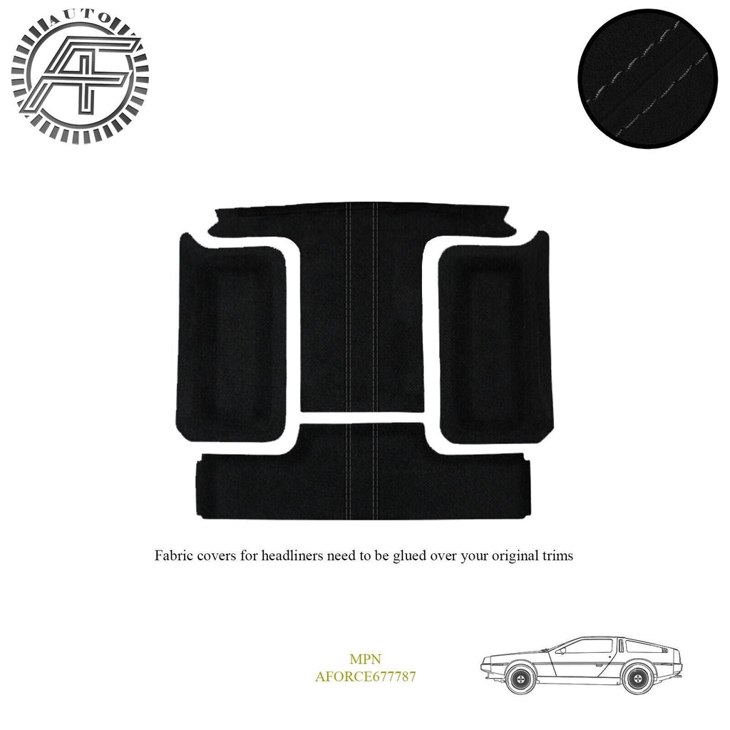 LUXE SUEDE CUSTOM HEADLINER FITS DELOREAN (DMC-12) 2-DOOR LIFTBACK 1981-1983