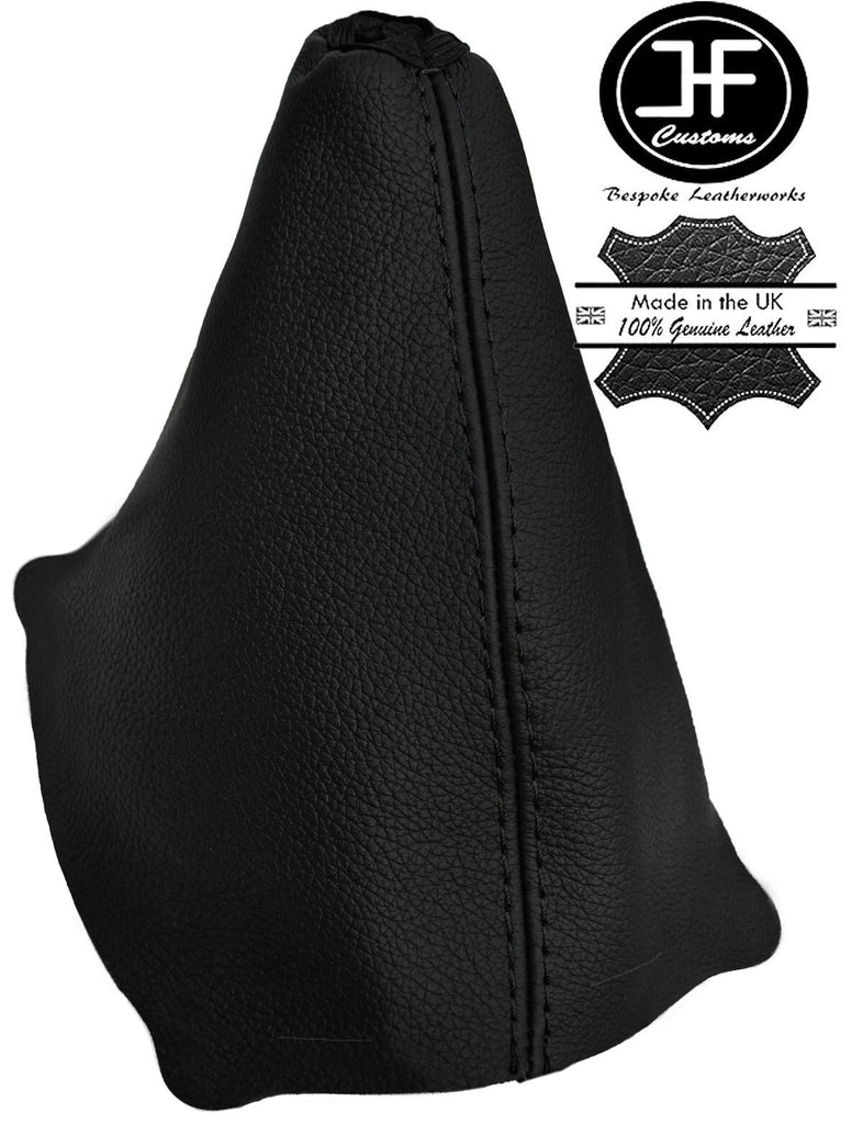 BLACK STITCH REAL LEATHER MANUAL GEAR GAITER FITS PEUGEOT 3008 5008 2009-2016