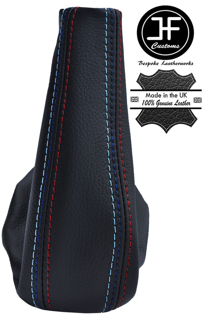 FITS BMW 1 SERIES E81 E82 E87 E88 2005-2012 LEATHER HANDBRAKE COVER TRI STITCH