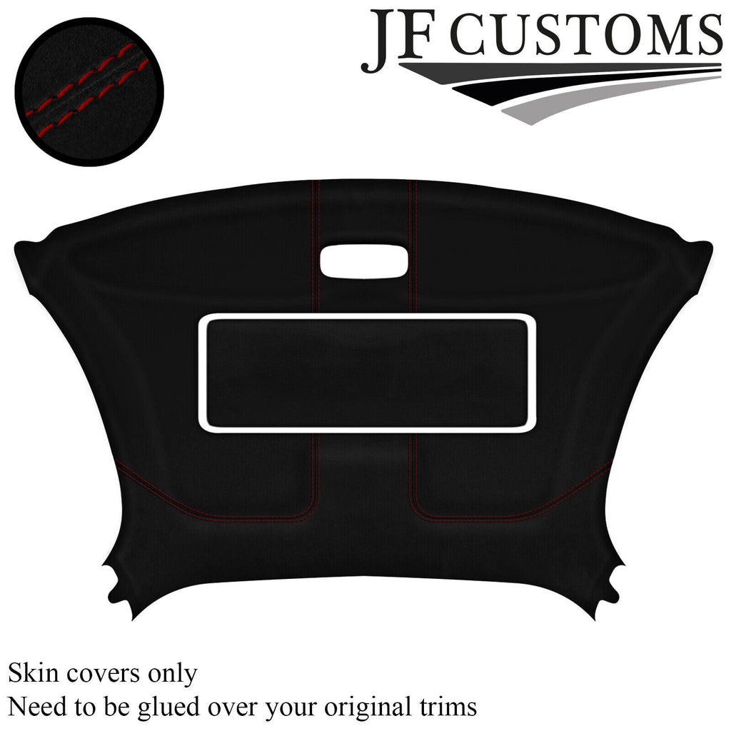 D RED STITCH SUEDE SUNROOF HEADLINER COVER FOR MAZDA RX7 FD3S 92-02 CUSTOM NEW